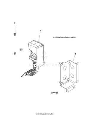 Engine, Throttle Pedal - R16rda57a1/b1 (700485) Schematic