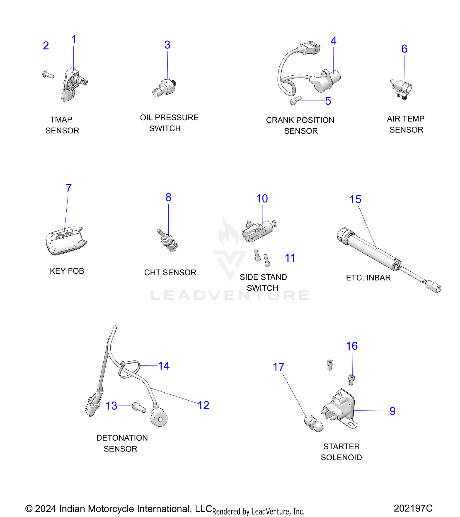 ELECTRICAL, COMPONENTS 2 - N26DNDBH ALL OPTIONS (202197C)