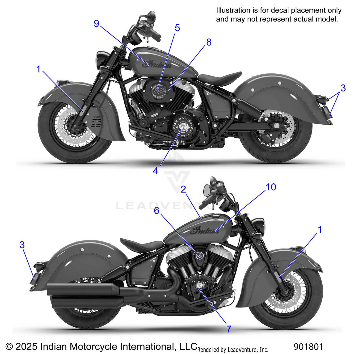 BODY, DECALS/EMBLEMS/BADGES - N26DNDBH ALL OPTIONS (901801)