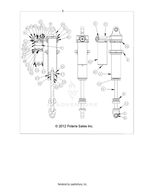Suspension, Rear Shock (7043916) - R13jt9efx (49rgrshockrr7043916) Schematic