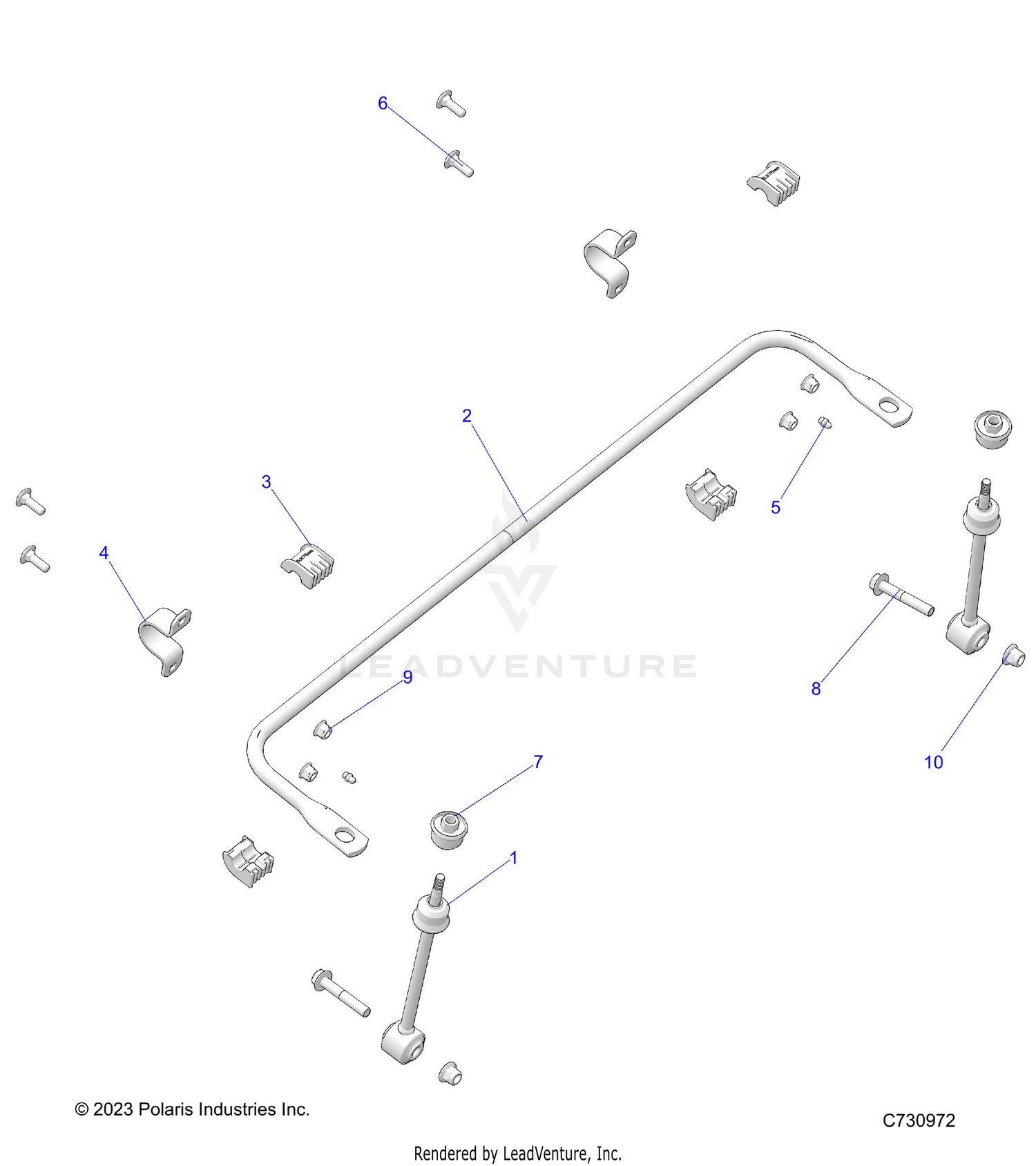 SUSPENSION, FRONT STABILIZER BAR - R24E3GC4BD/B9 (C730972)