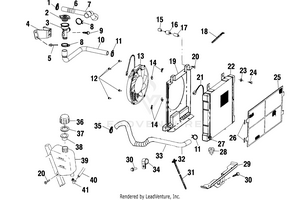 Cooling System - A01ch50aa (4964466446a010) Schematic