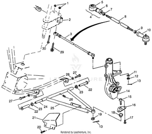 A-arm/strut Mounting Xplorer 400l W97cc38c (4939753975b013) Schematic