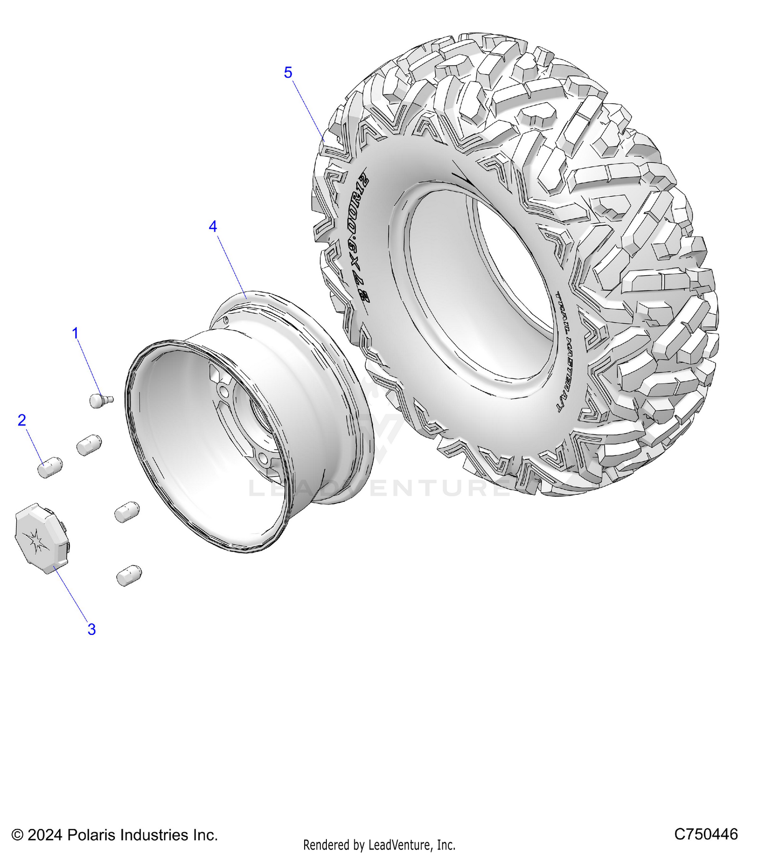 WHEELS, FRONT - Z26ASE99P5 (C750446)