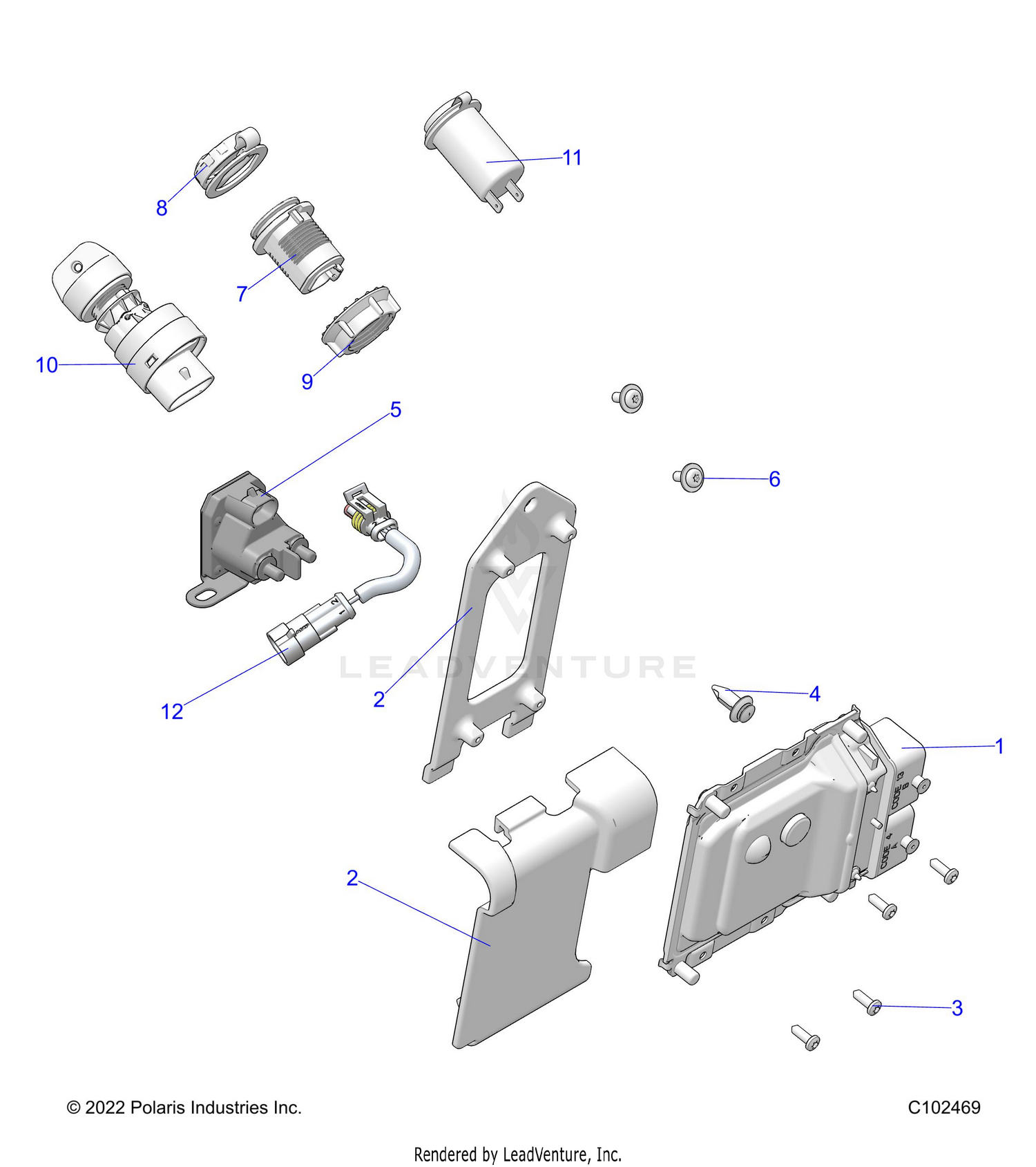 ELECTRICAL, SWITCHES, SENSORS and ECM - A26SEE50B1/B4/ (C102469)