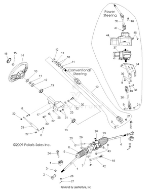 Steering, Steering Asm. - Z14vh76ac/ad/eai/eak/eaj/eal/eaw (49rgrsteering10rzreps) Schematic