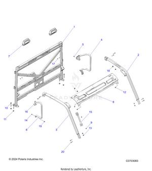 Chassis, Cab Frame - R23tae99ad/ap/bd/bp (c0703083) Schematic