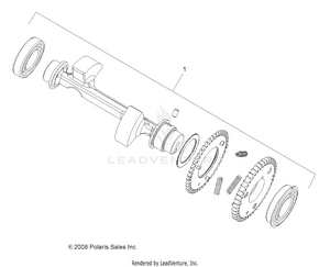 Engine, Balance Shaft - A09zx85/8x All Options (49atvbalanceshaft09spxp850) Schematic