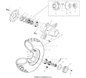 Front Wheel - A00ch46ca (4954785478b006) Schematic