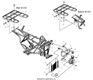 Bumper And Rack Mounting - A02ca32aa/ab (4969816981a06) Schematic