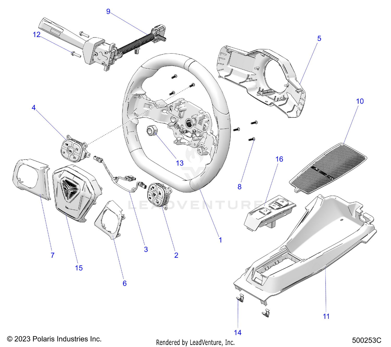 CONTROLS, HAND CONTROLS AUTO - T26AAFHB (500253C)