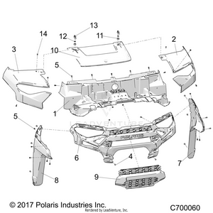 Body, Hood And Front Facia - R21rre99a9/ac/ap/aw/b9/bc/bp/bw (c700060) Schematic