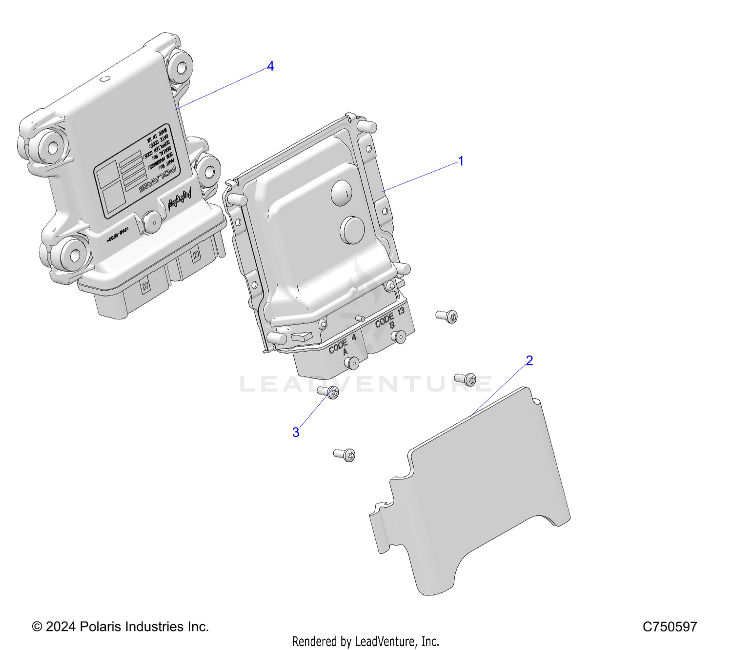 ELECTRICAL, ECU - Z26S4D92AN/AH/BN/BH (C750597)