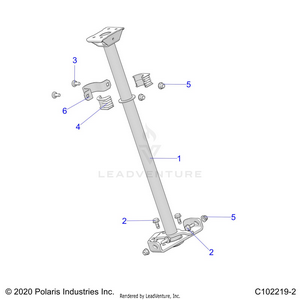 Steering, Steering Post - A22sva85a3 (c102219-2) Schematic
