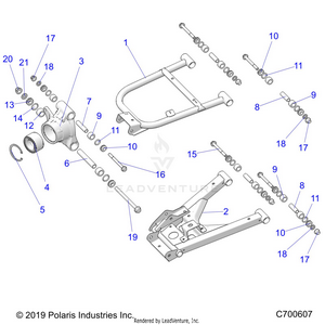 Suspension, Rear - R24taa99a1/b1 Tae/a1/b1/ad/bd/am/bm/a9/b9 (c700607) Schematic