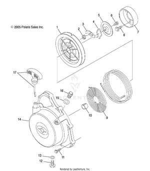 Engine, Recoil Starter - A07lb27aa/ac/lh27aa/ab/ac/ad/al (4999202079920207d07) Schematic