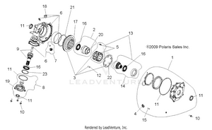 Gearcase, Front (if Built After 7/24/06) - A07mh46aa/az (49atvgearcase08sp500) Schematic