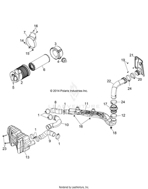 Engine, Air Intake System - R141d9jda/2d9jda (49brutusairbox13) Schematic