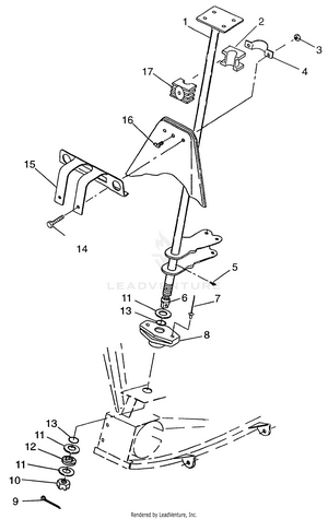 Steering Post Magnum 2x4 W97aa42a (4940704070b006) Schematic