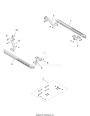 Body, Nerf Bars - R16rtu87a9/b9 (49rgrnerfbar15900xp) Schematic