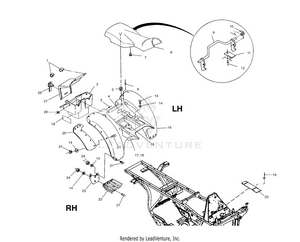 Rear Cab - A01aa32aa (4963816381a004) Schematic