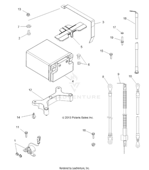 Electrical, Battery - A14tn55fa (49atvbattery14spx2550i) Schematic