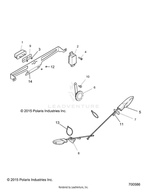 Electrical, License Plate Light, Turn Signal And Horn - Z16vde99fm/nm (700586) Schematic