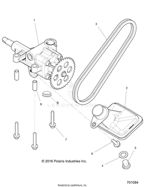 Engine, Oil Pump - R19rhe99nd (701084) Schematic