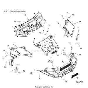 Body, Hood And Front Facsia - R16rva57a1/b1/e57a9/b9 (700765) Schematic