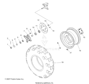Wheels, Front - A10gj52aa (49atvwheelfrt08out525s) Schematic