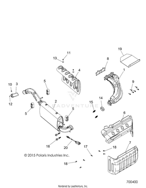 Engine, Exhaust - R16rt_87 All Options (700400) Schematic