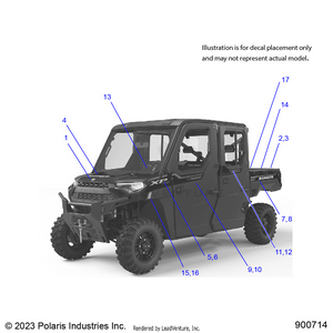 Body, Decals Graphic - R24rsu99aj/ak/az/a9/bj/bk/bz/b9 (900714) Schematic