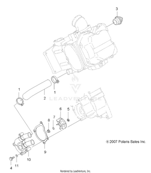 Engine, Water Pump - A09lh46aq/ax/az (49atvwaterpump08sp400) Schematic