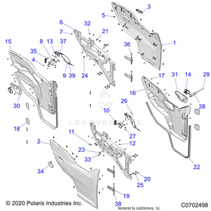 Body, Doors, Front - G23gmk99a/99b (c0702498) Schematic