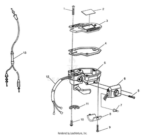 Controls - Throttle Asm./cable Magnum 6x6 - W968744 And Magnum 6x6 Swedish (4936073607b013) Schematic