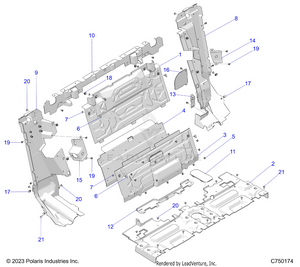 Body, Rear Closeoff - Z25r4d2kak/bk/aj/bj/am/bm (c750174) Schematic