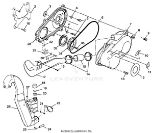 Clutch Cover - A99bg38ca (4949664966c006) Schematic
