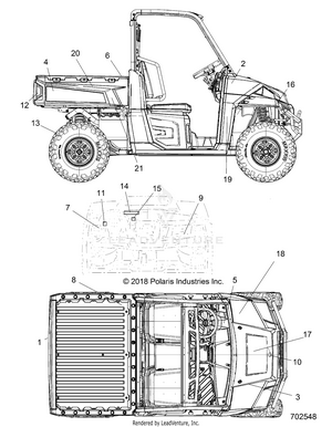 Body, Decals - R19rt_87 All Options (702548) Schematic