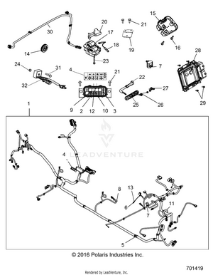Electrical, Wire Harness - R17rhe99au (701419) Schematic