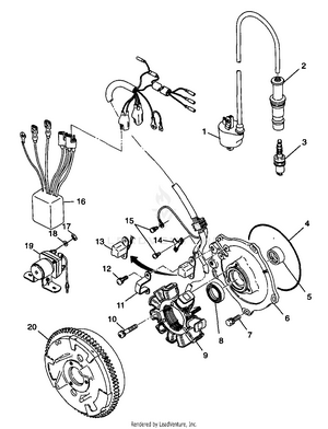 Magneto - W98ch50a(c)(d)(e)(f) (4950135013e004) Schematic