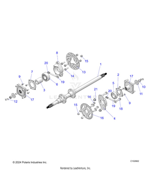Suspension, Rear Axle,bearing, Disc And Hub - A23hbbo7b3/b7 (c102662) Schematic