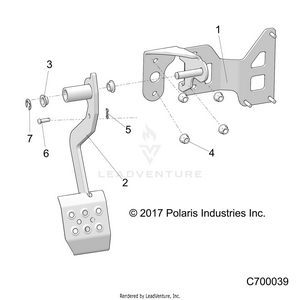 Brakes, Pedal - R19rse99n1 (c700039) Schematic