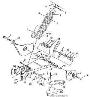 Swing Arm/shock Mounting Scrambler W957840 (4927252725b014) Schematic