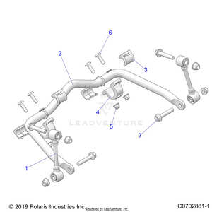 Suspension, Front Stabilizer Bar - Z21rau92an/bn (c0702881-1) Schematic