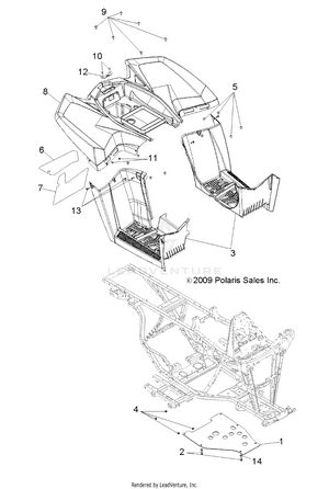 Body, Rear Cab And Footwells - A12ea32aa (49atvcabrr10boss) Schematic