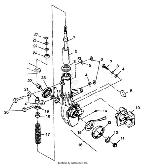 Front Strut - S98ch50e(b) (4950135013b007) Schematic