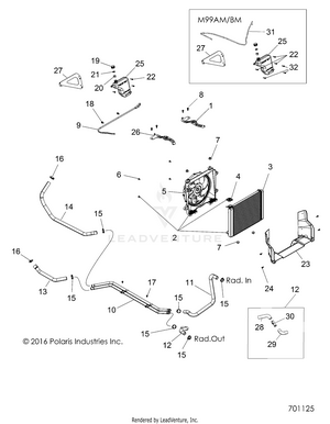Engine, Cooling System - R17rt_99 All Options (701125) Schematic