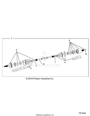 Drive Train, Front Half Shaft - R17rtm99am/bm (701543) Schematic