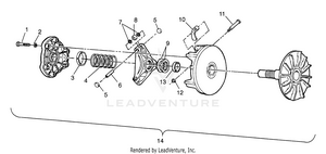 Drive Clutch Scrambler W967840 (4935823582c001) Schematic