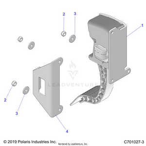 Engine, Throttle Pedal -  Z20pal92ag/ap/bg/bp/lg/g92ag/ap/lg (c701027-3) Schematic